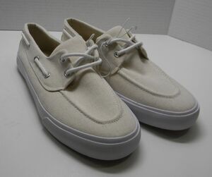 Kinetic Energy Women's Cream Boat Shoes Casual Laced Slip On Size 6 NWOT
